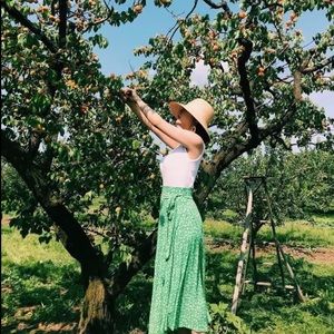 Mila Owen wrap skirt